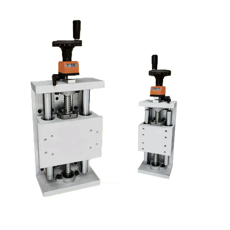 TEBAK Hand Cranked Cross Lifting Slide Table Manual Digital Display Slide Table, Ball Screw Linear Guide Rail Motion Module Wholesale
