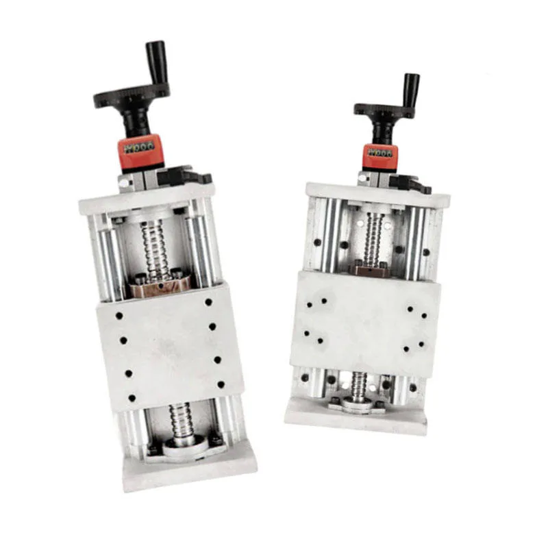 TEBAK Hand Cranked Cross Lifting Slide Table Manual Digital Display Slide Table, Ball Screw Linear Guide Rail Motion Module Wholesale view 3