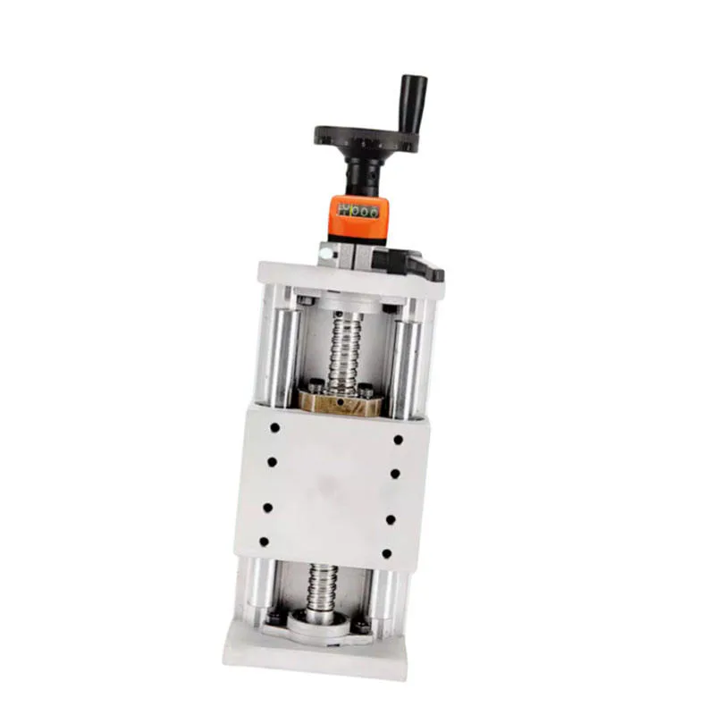 TEBAK Hand Cranked Cross Lifting Slide Table Manual Digital Display Slide Table, Ball Screw Linear Guide Rail Motion Module Wholesale view 4