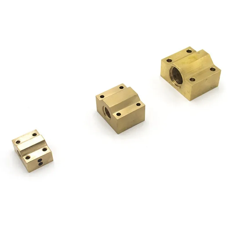TEBAK Customized Copper 30-degree Trapezoidal Lead Screw for T-shaped Nut with Positive and Negative Teeth view 5