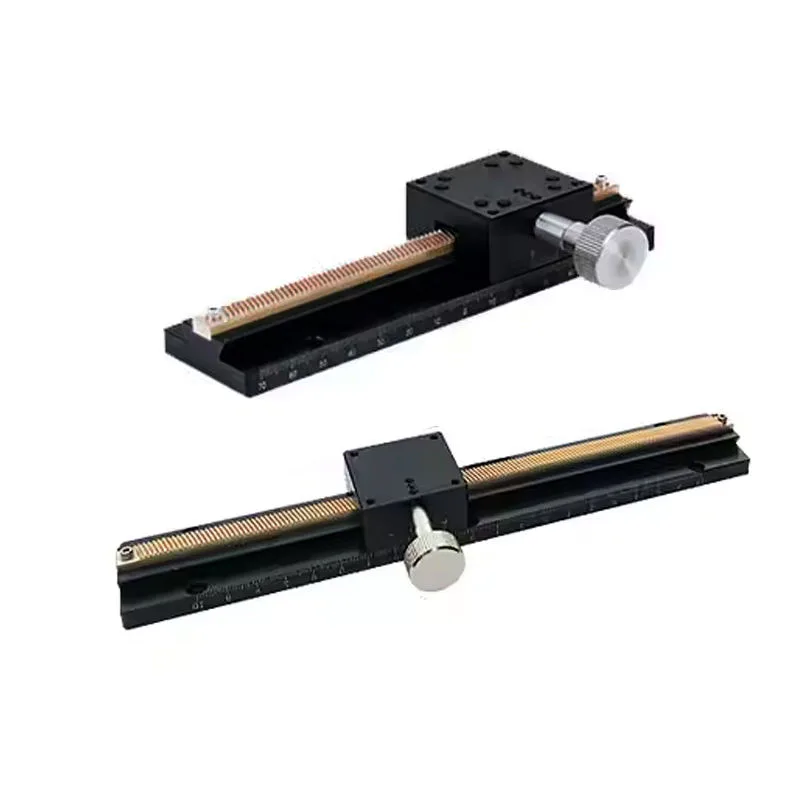 TEBAK Precision Optical Instrument Long Travel Manual XY Axis Anti-Static Dovetail Slide New Condition LWX LWZ Series Core Bearing view 3