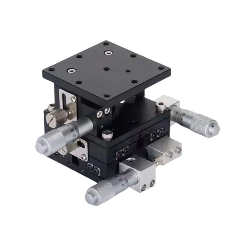 TEBAK High Precision XYZ Axis LD40 60 Lifting Experimental Platform Manual Displacement Sliding Table Fine Adjustment New Bearing view 2