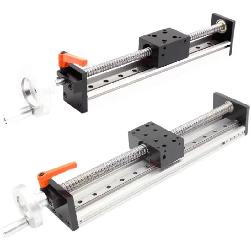 TEBAK Ball Screws Screw Linear Guide Slide Table Motion Module with Manual Slide Table Module Rocker Cross Lift view 4