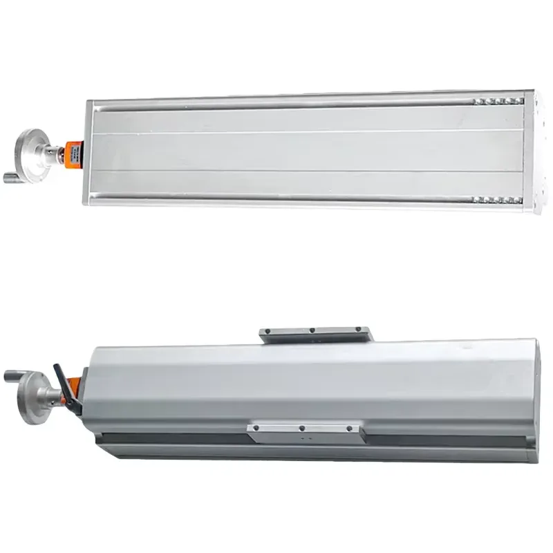 TEBAK 120 Wide Linear Guide Rail 50-500 Effective Stroke HGR15 Precision Screw Manual Cross Fully Enclosed Dustproof Sliding Table view 3