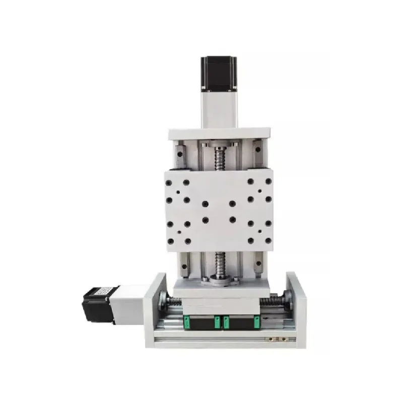 TEBAK CNC Linear Electric Guide Heavy Bench Drill Power Head Cross-Slide XY Ball Module New Bearing Block Motor Laser Generic Fitting view 5