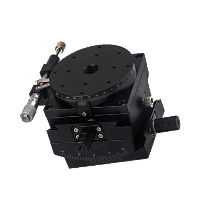TEBAK Sales Manual Optical Adjustment Frame Experimental Fine-Tuning Precision Slide Table Arc Tilt Angle Position New Bearing view 5