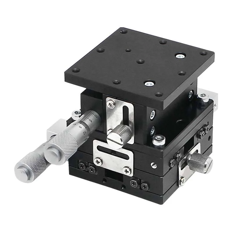 TEBAK XZ-axis Displacement Stage Manual Movement Precision Fine-tuning Elevator Optical Slide LE40/60/80/90/125 view 2