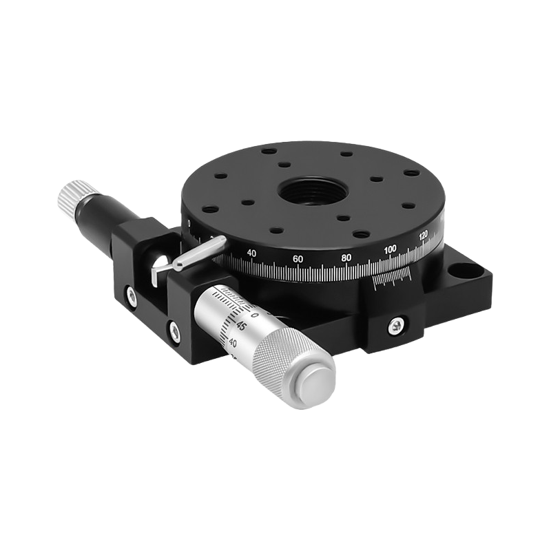 TEBAK RS 60 90 100 125L Precision Manual Micro-Adjustment Rotary Sliding Table R-Axis Manual Rotary Platform Tool