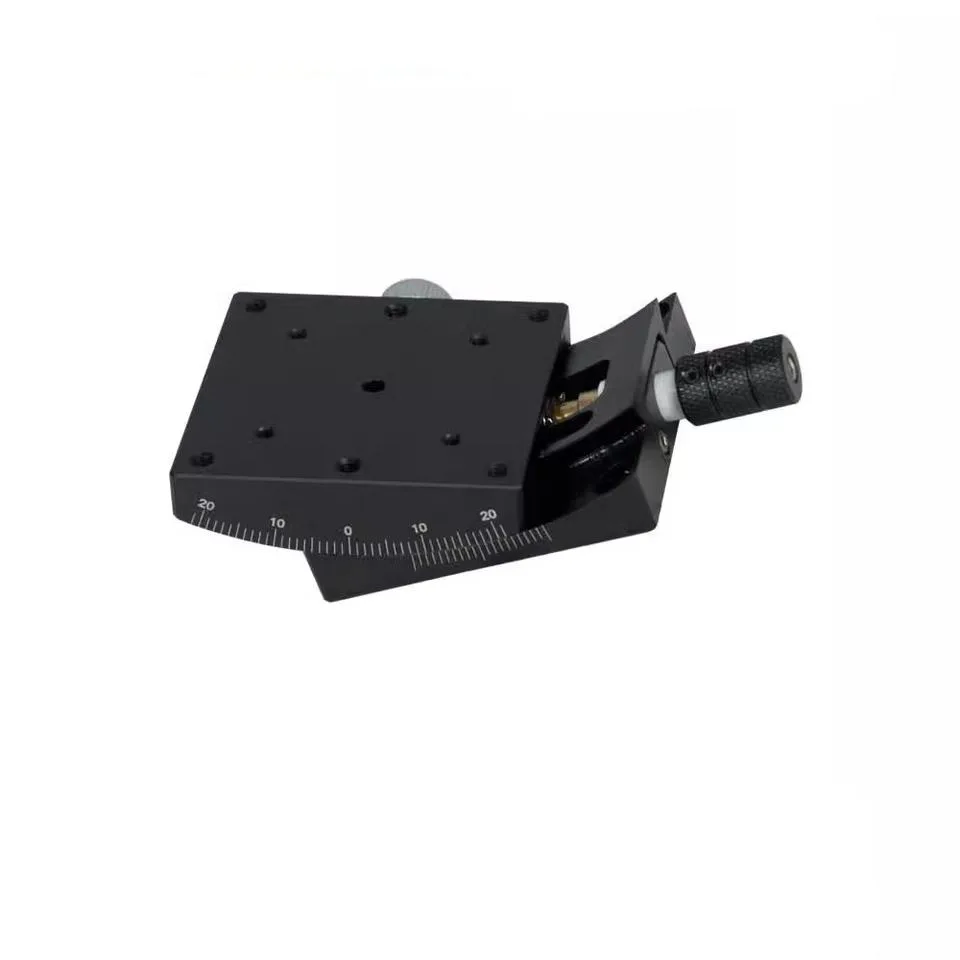 TEBAK Large Angle Manual Arc Tilt Table Top Fine Adjustment Optical Camera Rack for Experimental Product