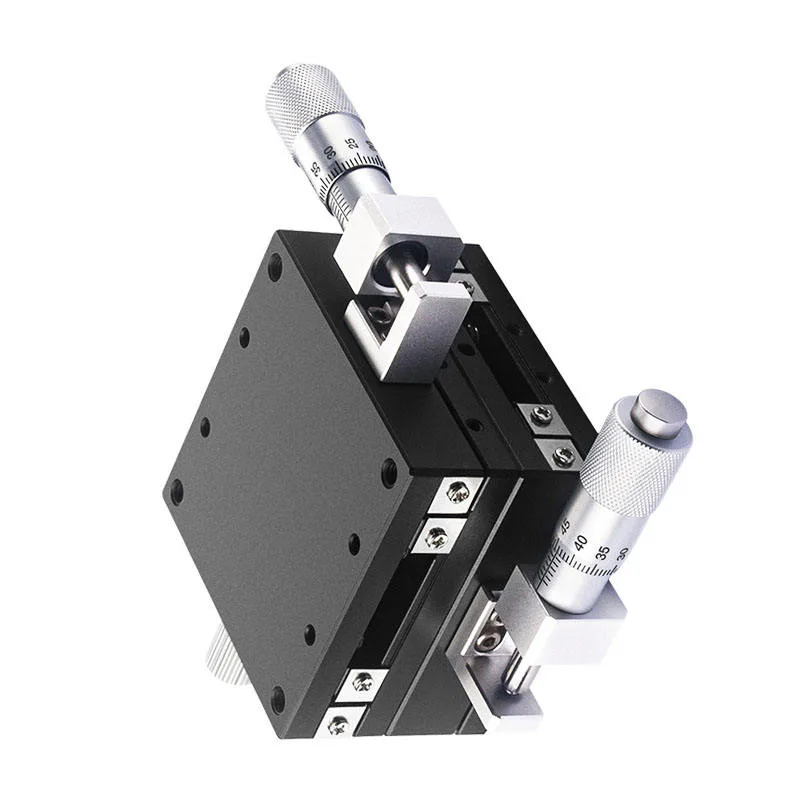 TEBAK XYZ Axis Sliding Table Optical Fine-Tuning Platform LGXY40-C LR Series Precision Micrometer Experimental Translation New Bearing