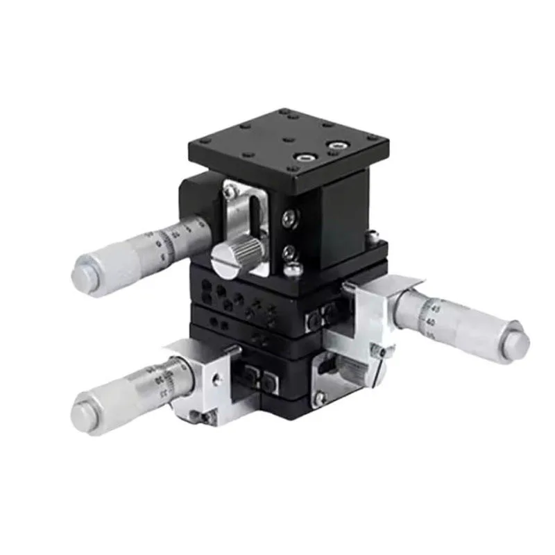 TEBAK High Precision XYZ Axis LD40 60 Lifting Experimental Platform Manual Displacement Sliding Table Fine Adjustment New Bearing
