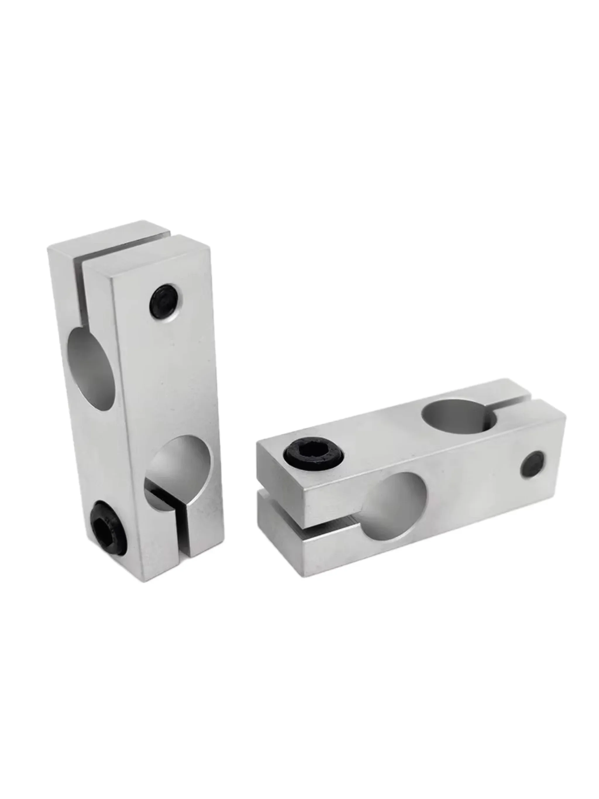 TEBAK Pillar Fixing Clamp Vertical Fixed Diameter Fastening Aluminum Alloy Optical Axis Cross Block Steel Pipe Fixing Bracket view 3