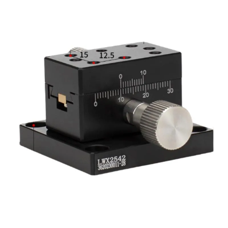 TEBAK X-axis Dovetail Stage Manual Displacement Lifting Platform Precision Rack and Pinion Dovetail Slide LWX4040/4060/4090