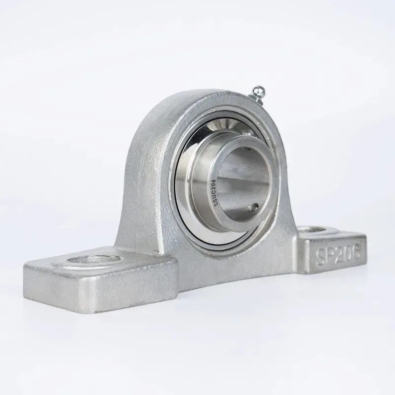 TEBAK 304 Stainless Steel Waterproof Outer Spherical Vertical Bearing with Seat SUCP204P205P206P207P208209210