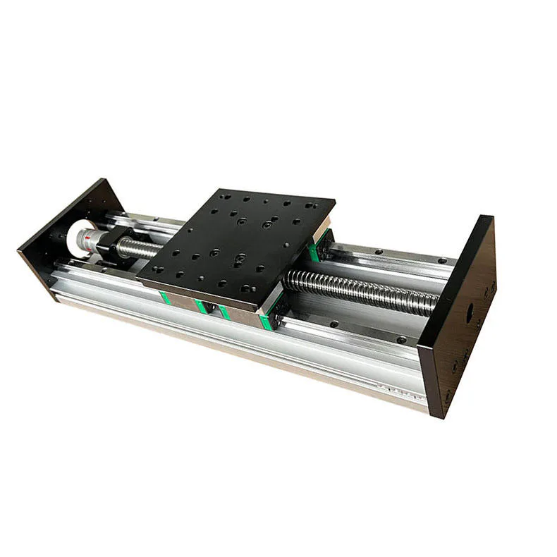 TEBAK Precision GX150 Worktable Heavy-Duty Ball Screw Slide Table Double Track Linear Guide Stepper Electric Motor Gear Bearing view 3