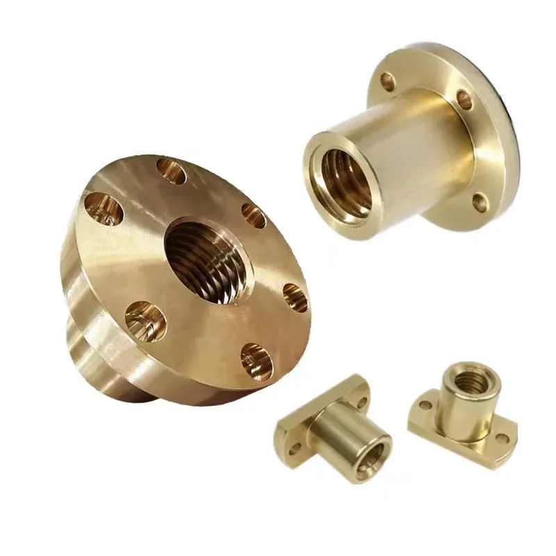 TEBAK Copper 3D Printer Trapezoidal Screw Linear Sliding Table Stepping Motor Nut view 3