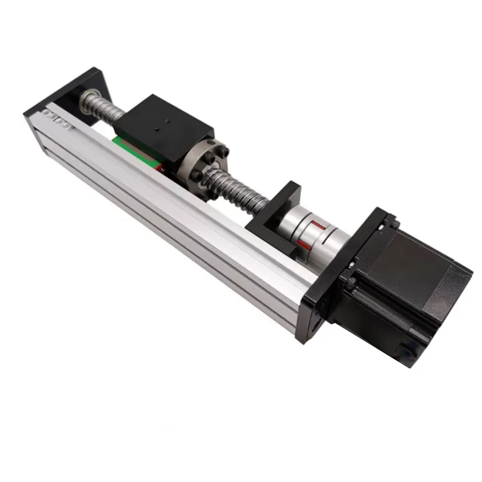 TEBAK High Precision SGX Single Track Linear Guide Slide Module New Condition CNC Industries Gear Bearing Stepper Motor Ball Engine view 4