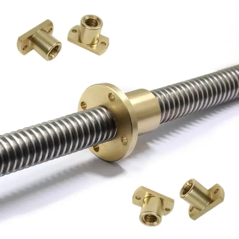 TEBAK Copper 3D Printer Trapezoidal Screw Linear Sliding Table Stepping Motor Nut view 4