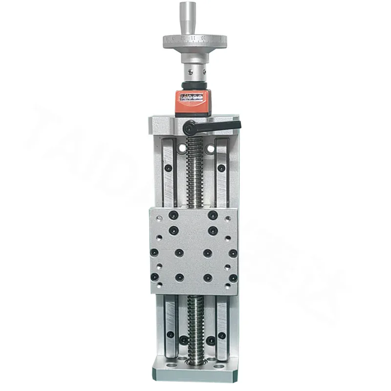 TEBAK T-type Screw Tr1804 Lifting Table Self-locking Hand-operated Miniature Precision Linear Guide Rail XY-axis Sliding Table view 5