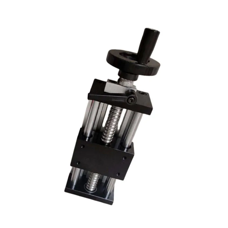 TEBAK Hot Selling 80 Wide Dual Axis Ball Screw Linear Guide Cross Module Slide Table Hand Cranked Precision Mobile Worktable view 2