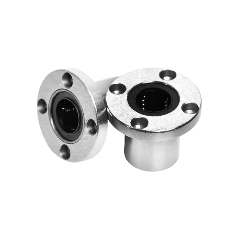 TEBAK Round Flange Linear Bearing Ball Sliding LMF6 8 10 12 13 16 20 25 30 40LUU Bearing Steel Universal Fittings view 2