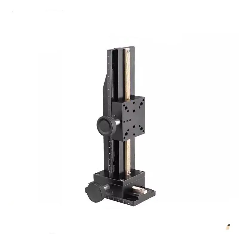 TEBAK XZ-axis LWE60 Dovetail groove X-axis Long Travel Stage Vertical Lift Manual Displacement Micro-adjustment Optical Slide Table view 3