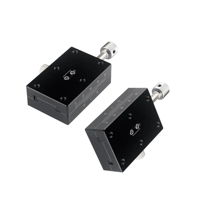TEBAK Precision LWXS4060 X-Axis Dovetail Groove Mobile Slide Table Manual Displacement Fine Adjustment Feed Optical Platform view 4