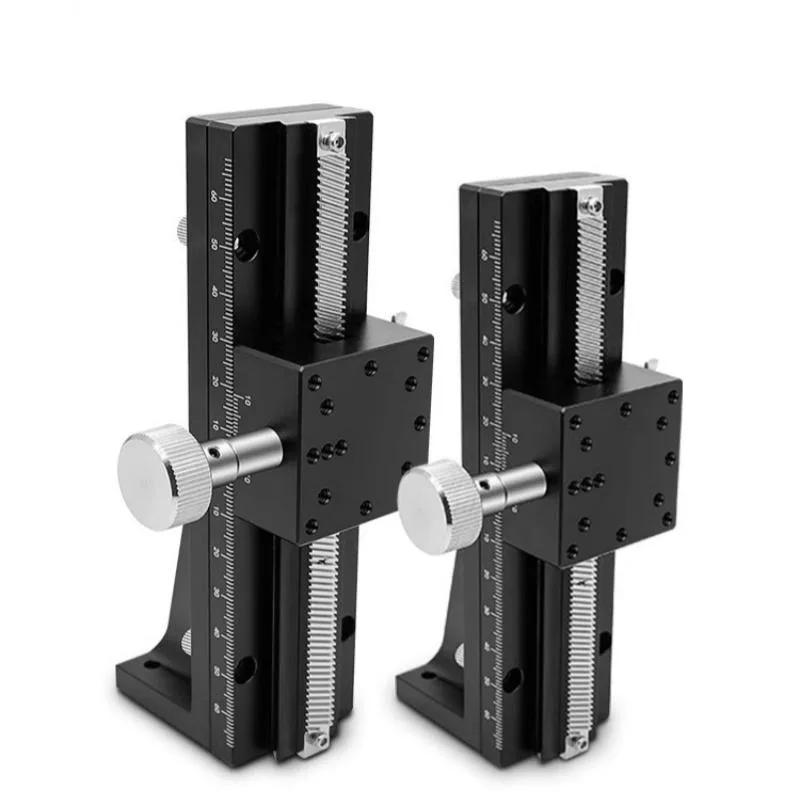 TEBAK Z-axis Dovetail Manual Displacement Table Long Travel Rack and Pinion Drive Type Slide EJS01/11/E-EIM6