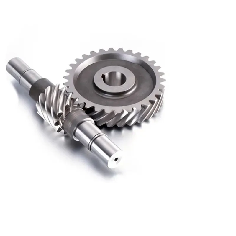 TEBAK Precision Parts Worm Gear Parts Customized High Precision CNC Machining Stainless Steel Worm Gear Set / Gear Wheel view 5