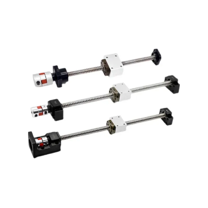 TEBAK C7 Grade SFU2005 CNC Steel Ball Screw Set Including Bearing Nut and Fixed Seat