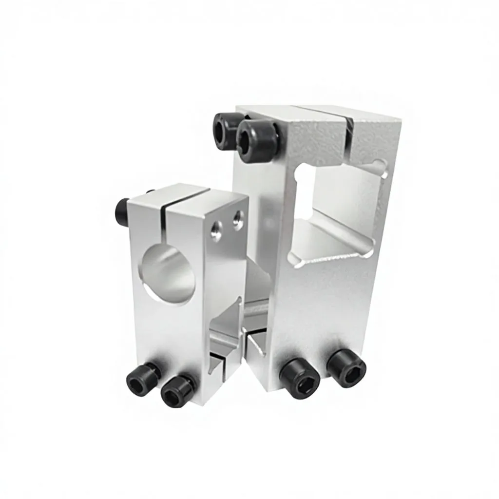 TEBAK RDD Link Support Optical Axis Linear Guide Aluminum Alloy Square Hole Fixing Clamp and Cross Fixing Clip Strut Model 388 view 2