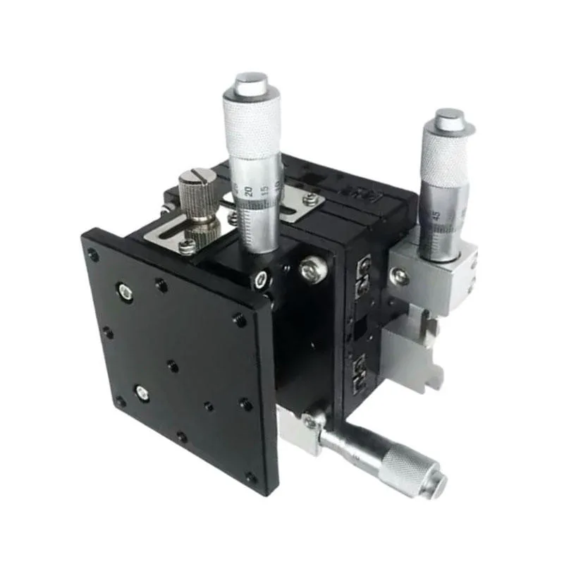 TEBAK High Precision XYZ Axis LD40 60 Lifting Experimental Platform Manual Displacement Sliding Table Fine Adjustment New Bearing view 4