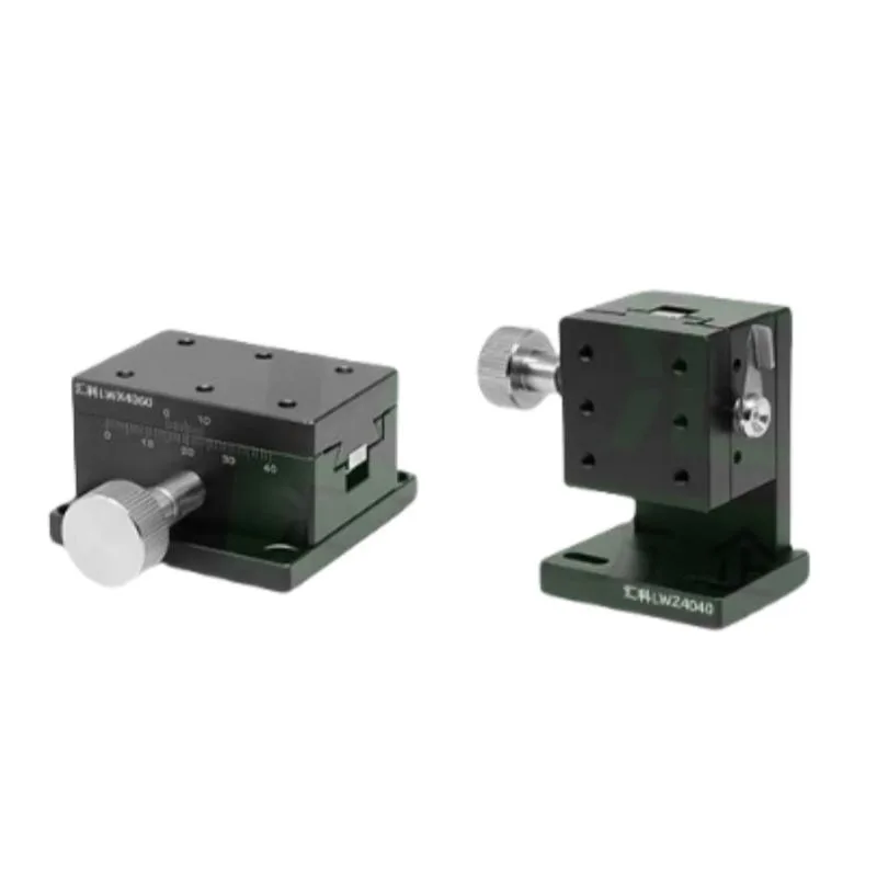 TEBAK X-axis Manual Displacement Stage Precision Rack and Pinion Moving Dovetail Slide LWX2542/4040/4060/4090 view 5