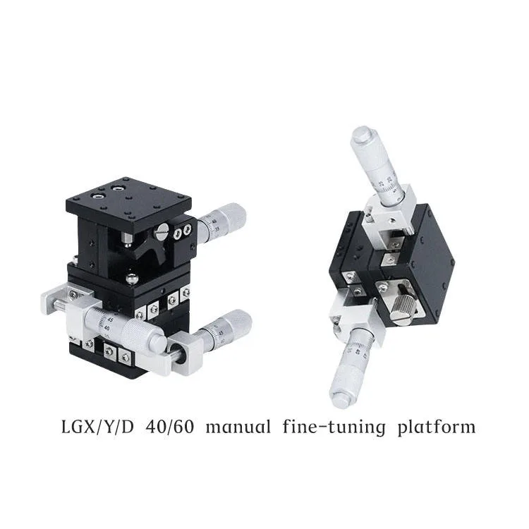 TEBAK XYZ Axis Sliding Table Optical Fine-Tuning Platform LGXY40-C LR Series Precision Micrometer Experimental Translation New Bearing view 3