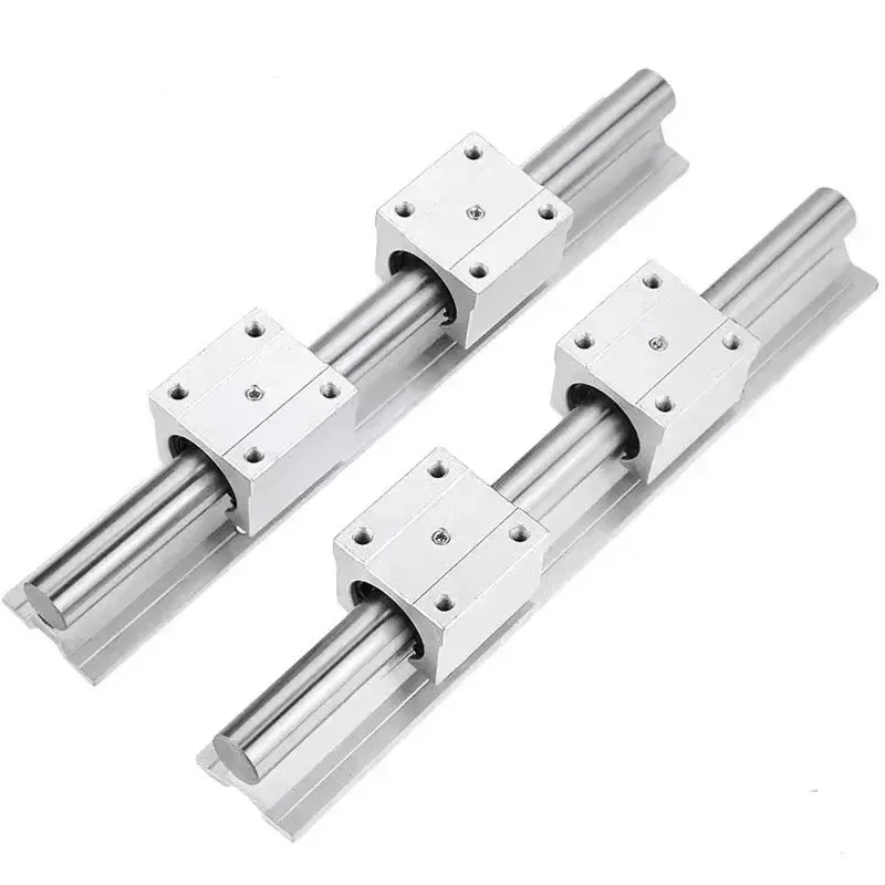 TEBAK Guide Rail Slide Rail and Slider Sleeve SBR High-precision Woodworking Saw Table Aluminum Support Cylindrical Optical Axis SBR16