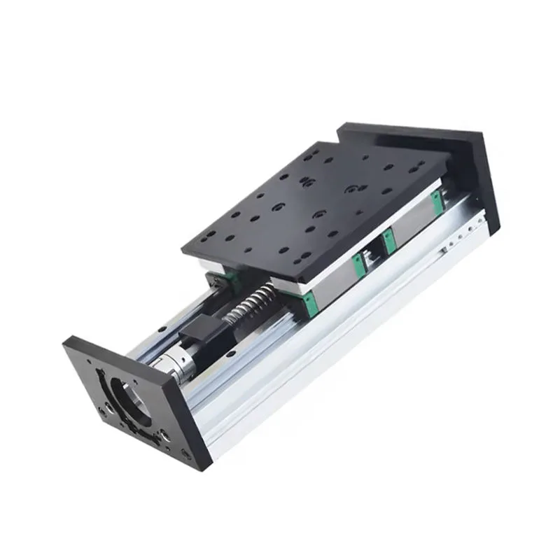 TEBAK Precision GX150 Worktable Heavy-Duty Ball Screw Slide Table Double Track Linear Guide Stepper Electric Motor Gear Bearing view 2