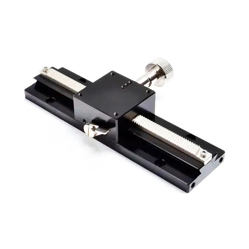 TEBAK Precision Optical Instrument Long Travel Manual XY Axis Anti-Static Dovetail Slide New Condition LWX LWZ Series Core Bearing view 5