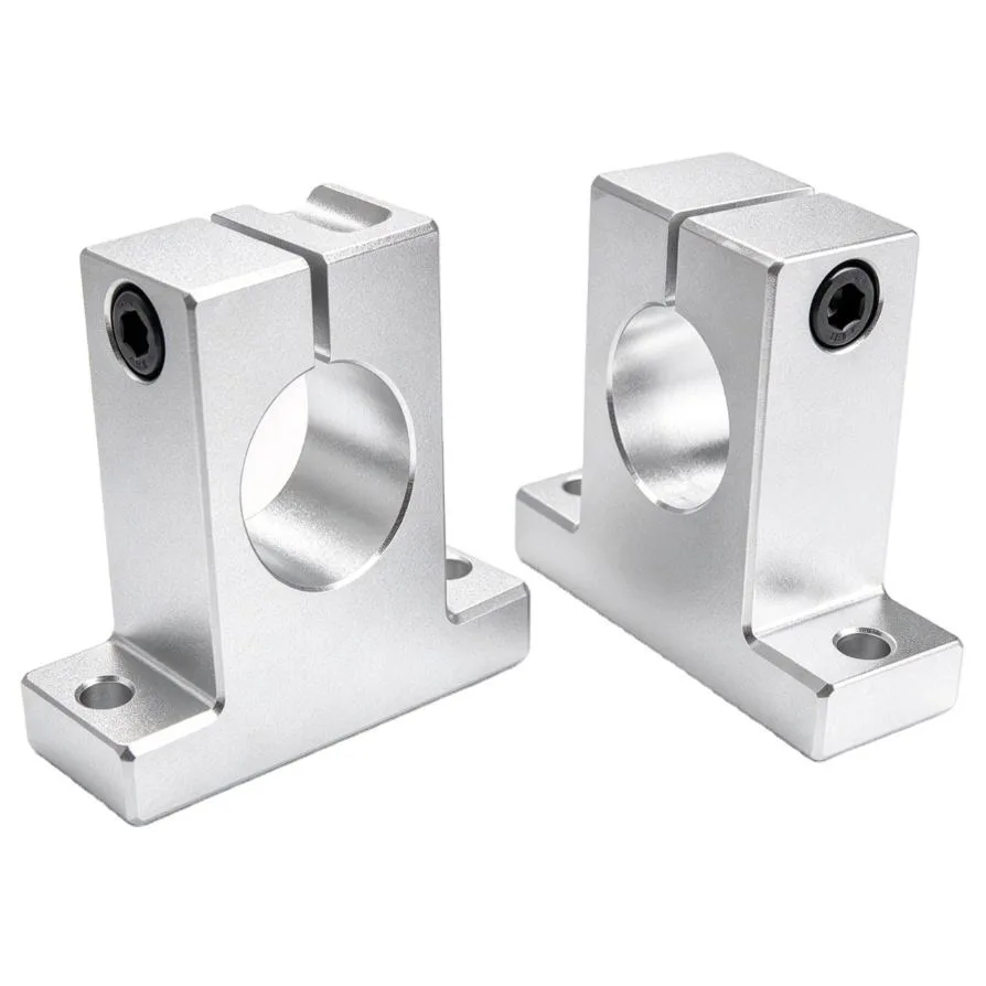 TEBAK SK 50 60 Serie Vertical Support Fixed Seat Optical Axis Bracket Bearing Aluminum Alloy