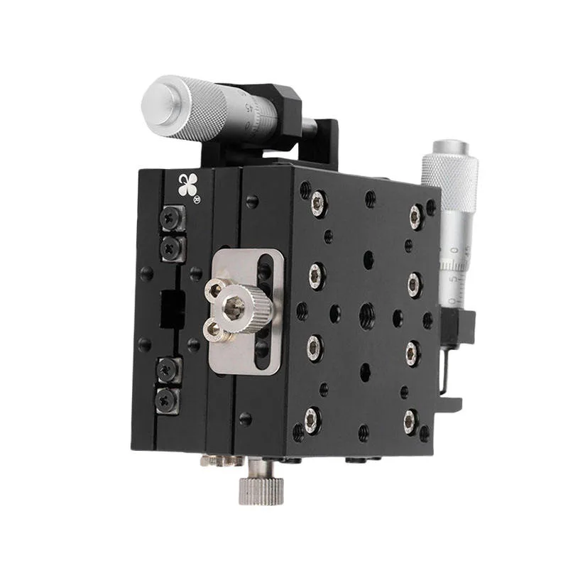 TEBAK JCXY Series 2D Displacement Positioning Platform Manual Precision Cross Slider Optical Micro Adjustment Frame Bearing Axis Used view 2