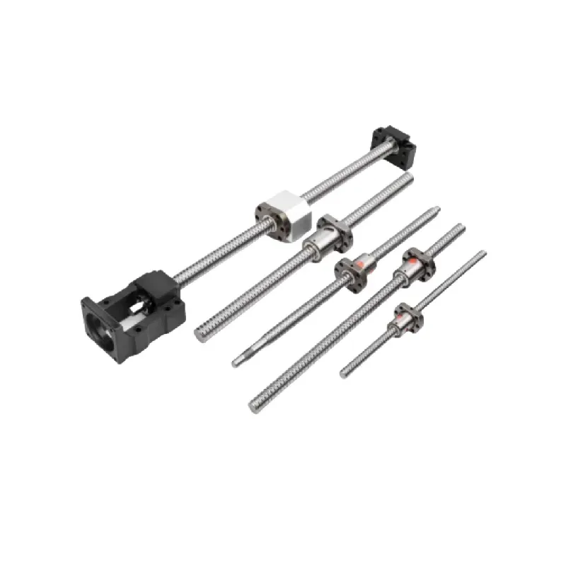 TEBAK C7 Grade SFU2005 CNC Steel Ball Screw Set Including Bearing Nut and Fixed Seat view 4