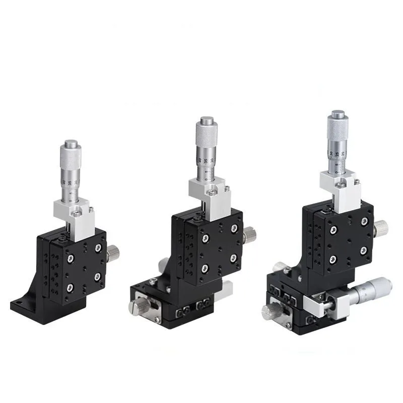 TEBAK XYZ Axis Slide Table Micro-Adjustment Optical Experimental Stage Precision Vertical Lift Three-Dimensional view 2