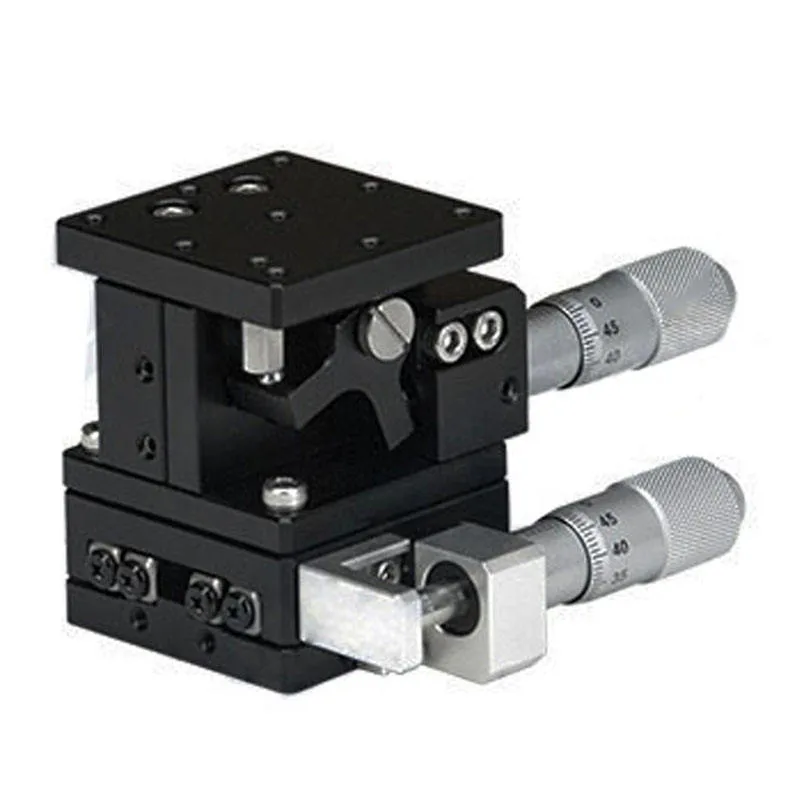 TEBAK Horizontal Lifting Slide Table Fine Adjustment and Translation Manual Micrometer up and Down Precision Table Optical Slide Table view 2