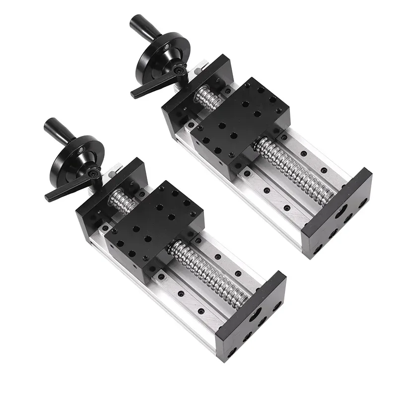 TEBAK Ball Screws Screw Linear Guide Slide Table Motion Module with Manual Slide Table Module Rocker Cross Lift view 5