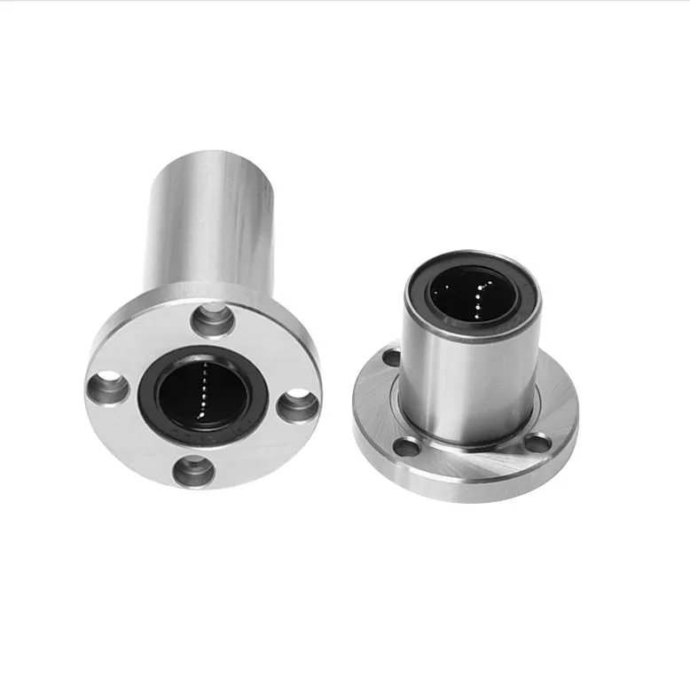 TEBAK Round Flange Linear Motion Bearing LMF6 8 12 13 25 40 60UU Series Sliding Linear Bearing Linear Guides