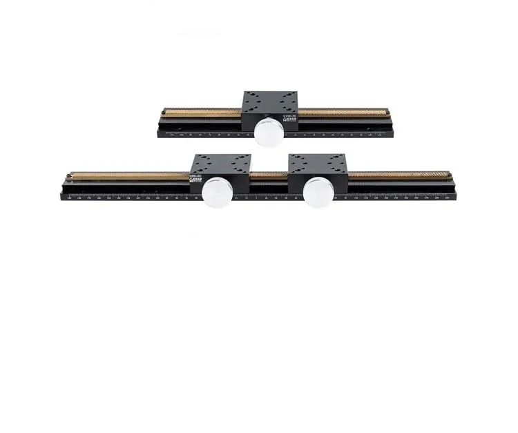TEBAK X-axis Slide Table 30 Wide Dovetail Slot for E-EIM01/XDTLS Manual Displacement Range Rack and Pinion Fine Adjustment LWX30 view 4