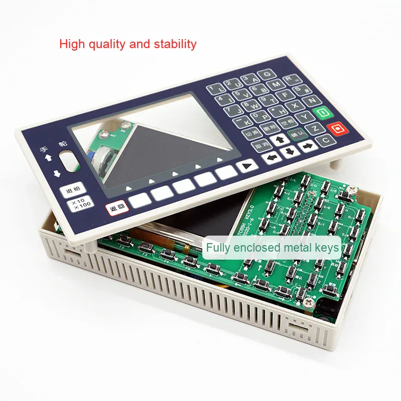 TEBAK Single Axis Four Axis Milling Machine Programmable Stepper Servo Motor CNC System G-Code Motion Controller TC55H English Edition view 2