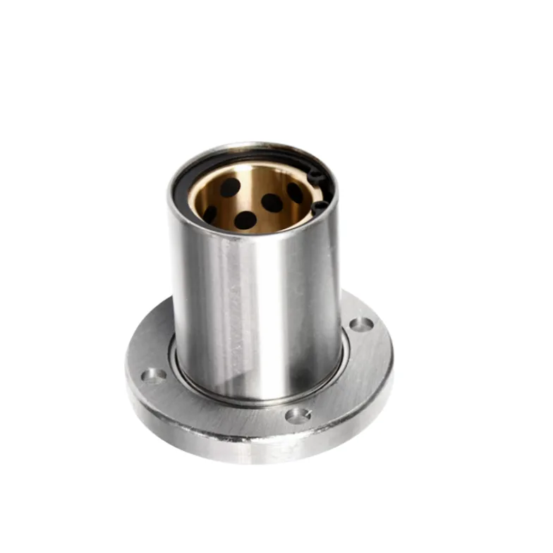 TEBAK Circular Flange Linear Sliding Bearing Steel Sleeve LMF16-40UU Series Motor view 4
