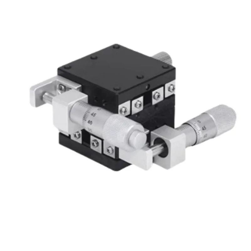 TEBAK Optical Fine-tuning Stage XYZ Axis Sliding Stage LGXY40-CLR Precision Micrometer Manual Experimental Panning view 5