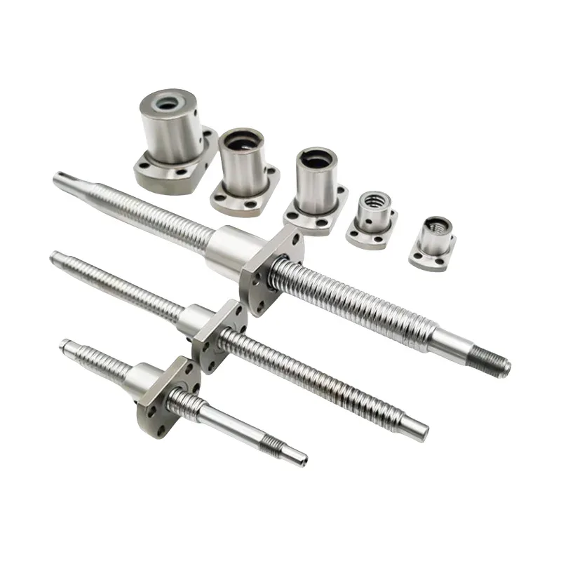 TEBAK Custom Length High Precision 100mm CNC Linear Motion SFU3210 Steel Linear Guide with C7 Bearing Lead Ball Screw Supports Nut