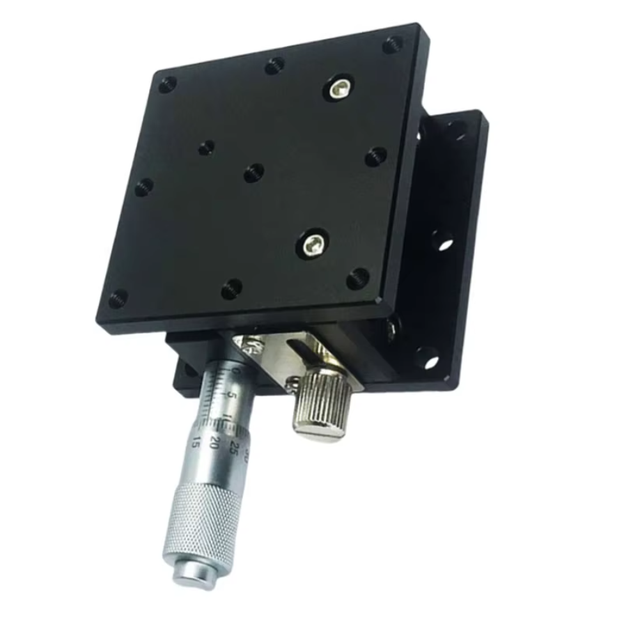 TEBAK High Precision LZ Series Aluminium Alloy Optical Experiment Mobile Sliding Table New Condition Bearing Fine Adjustment view 5